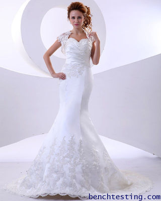 白色女士晚礼服长款优雅